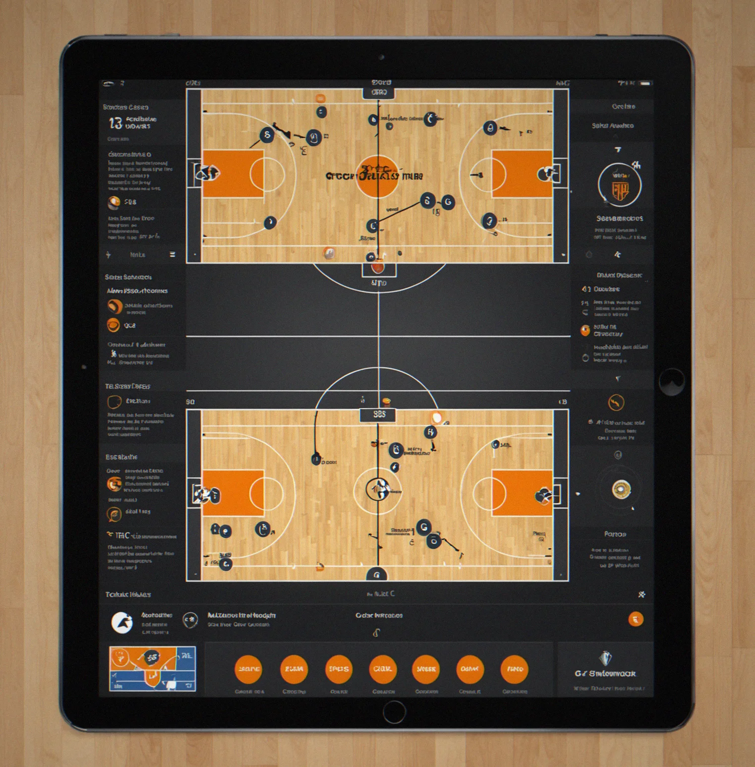 Defense in a 2-3 zone with arrows showing where help comes from
