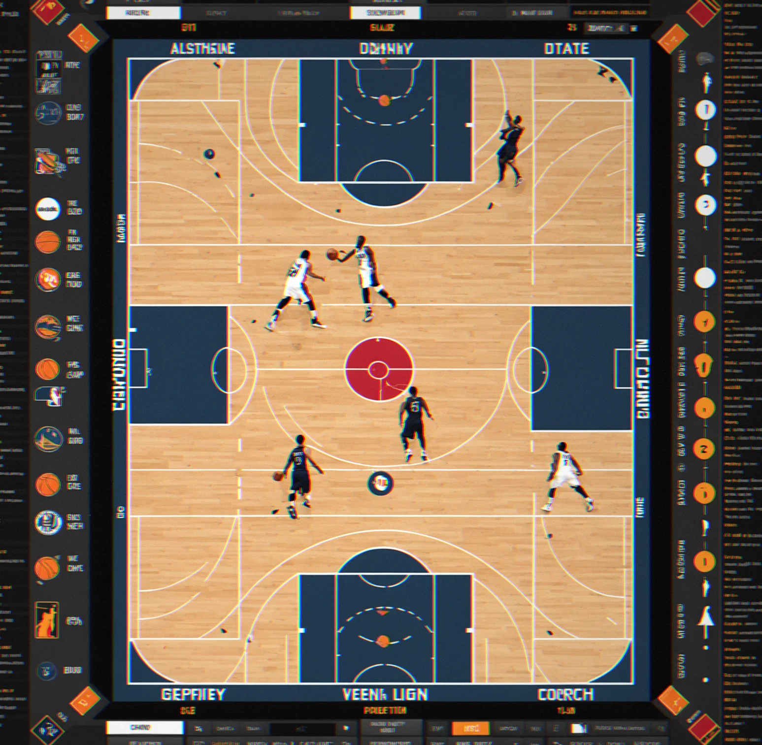 Stats after the game showing possessions, shooting, defense and rank changes