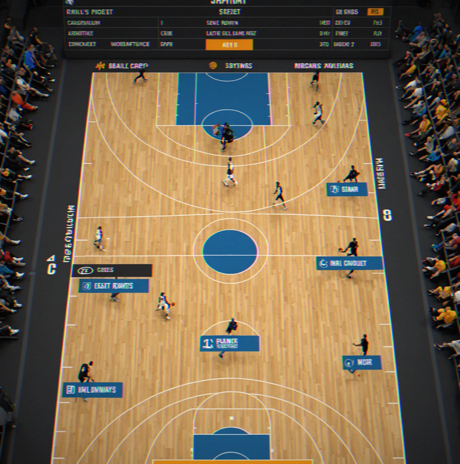 Roster construction screen showing salary cap allocation across 15 player slots with contract values